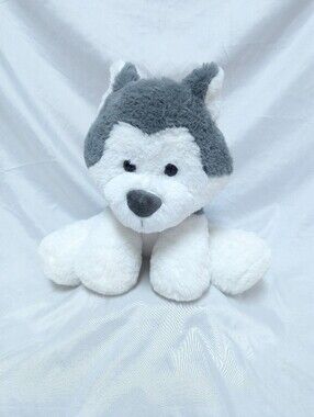 Spark Create Imagine Sitting Husky Puppy Dog Plush 9" 2020 REPAIRED SEE